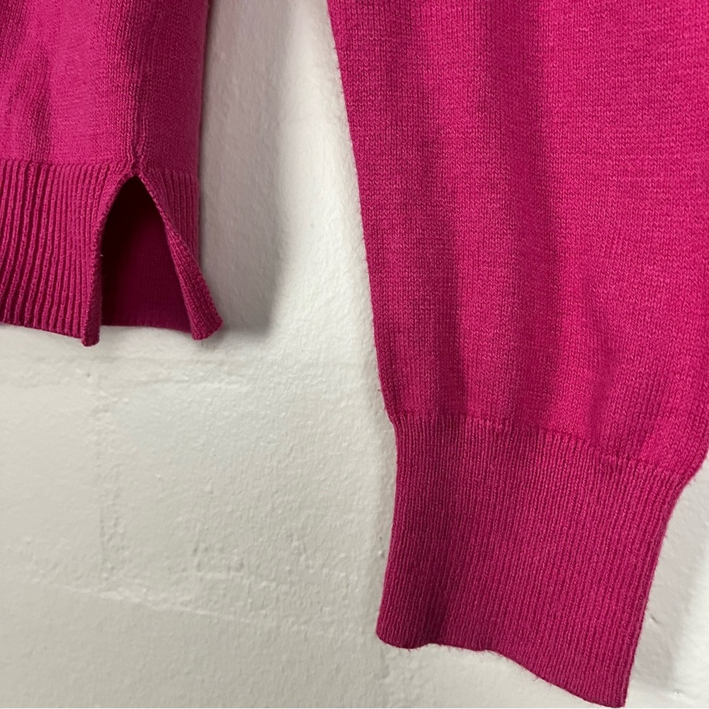 Gap Kids sz XXL (14-16) girls Cardigan Pink Longsleeve barbiecore cotton blend - Picture 4 of 11